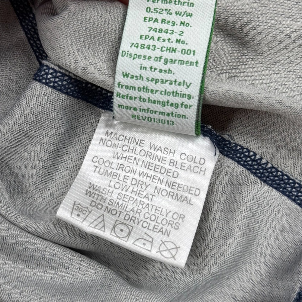 Simms Mens Blue Performance Bugstopper Insect Shi… - image 7